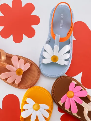 Vista 9 de mini melissa Sandalia Hip Bloomy para niños pequeños