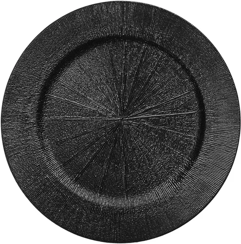 Vista 12 de Platos Base Blancos Antiguos de 13", Plato Base Redondo para Platos de Cena, Platos Base Estilo Granja, Platos Base Rústicos para Fiestas, Cenas