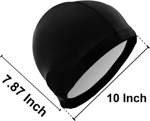 Vista 4 de Gorra de natación unisex para adultos, diseño divertido creativo de poliéster