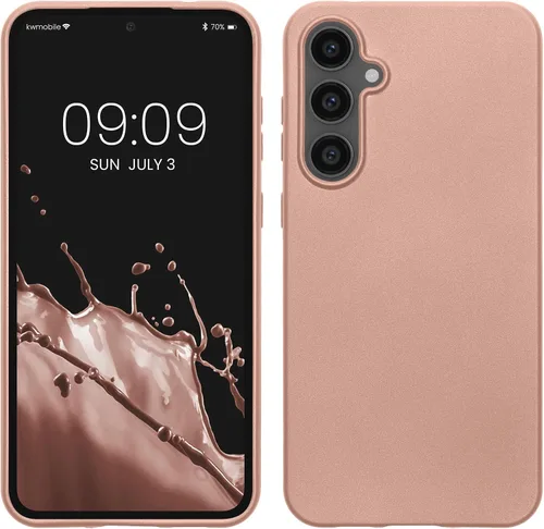 Vista 67 de kwmobile Funda compatible con Samsung Galaxy S23 - Funda protectora de silicona TPU suave y delgada - Piedra antigua