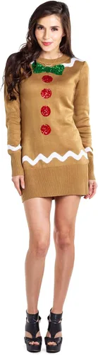 Vista 30 de Vestido tipo suéter con guirnalda Gaudy para mujer