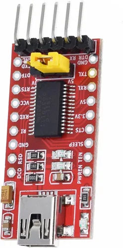 Vista 3 de FT232RL FTDI USB 3.3V 5.5V a TTL módulo adaptador serie para FT232 Pro Mini USB a TTL 232