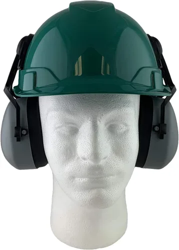 Vista 15 de Ridgeline - Casco de seguridad estilo gorra con orejeras incluidas, casco azul