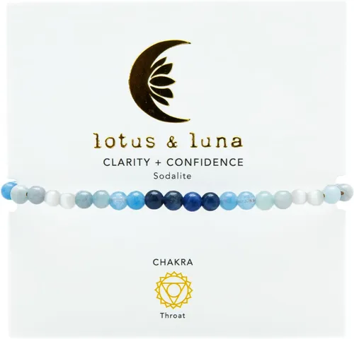 Vista 3 de Lotus and Luna Pulsera curativa de chakras energéticos de 0.157 in con piedras reales, jade, perla, cuarzo rosa, amatista, piedra lunar