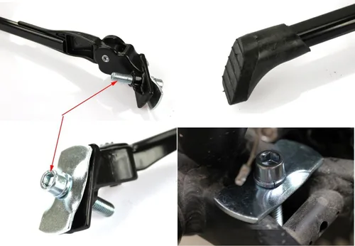 Vista 2 de BlueSunshine - Soporte de bicicleta de 24 a 26 pulgadas con protector de cadena para bicicleta, soporte de aleación de aluminio para bicicletas