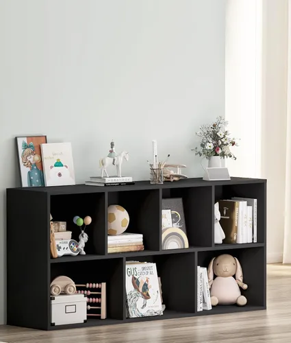 Vista 4 de Montessori - Estantería para libros, organizador de almacenamiento de juguetes para niños pequeños, para aula, sala de juegos, habitación de niños