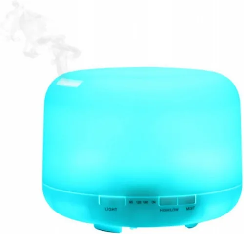 Vista 2 de EcoGecko Mr Mister Difusor de aire ultrasónico de aceite esencial de aromaterapia de 33.8 fl oz, humidificador de niebla fría con luz LED de 7