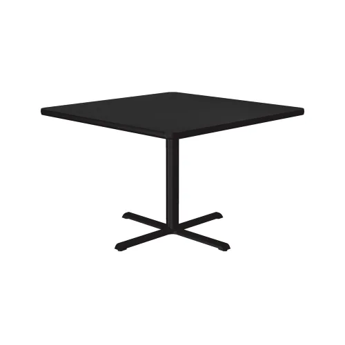 Vista 14 de Correll - Mesa cuadrada de pub de 24 pulgadas, mesa de cóctel de comedor de 29 pulgadas de alto, parte superior laminada de alta presión de granito