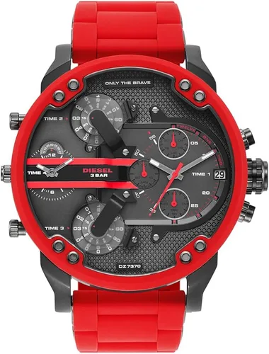 Vista 6 de Diesel Mr. Daddy Watch for Men, Quartz Multifunctional Movement with Stainless Steel Strap