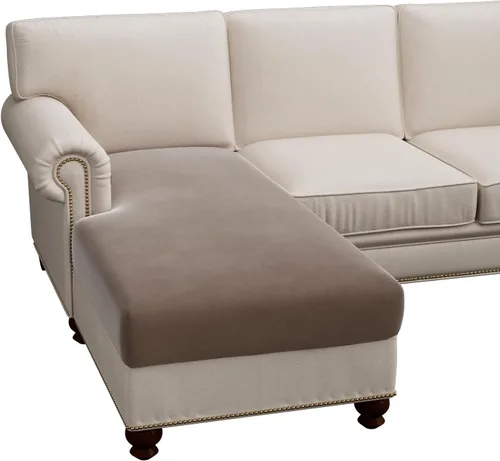 Vista 36 de H.VERSAILTEX Fundas de cojín de vellón para sofá, fundas elásticas para sillas de sala de estar, fundas de sofá modular, tela cómoda y duradera