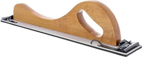 Vista 5 de TCP Global Lijadora Longboard con mango de madera de 10.75 pulgadas de largo, lijadora de bloque, bloques de lijado de carrocería automática, bloque