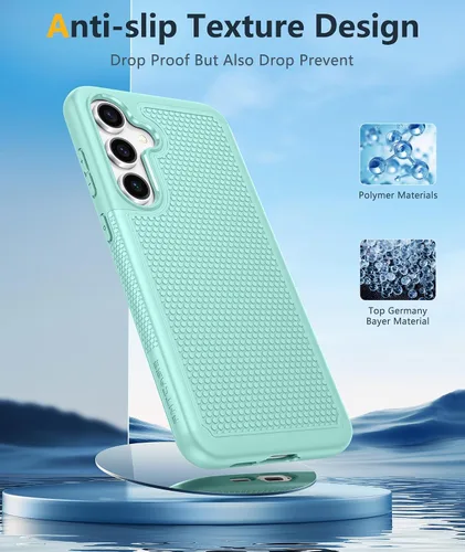 Vista 1094 de FNTCASE Funda para iPhone 17 Pro: Fundas delgadas translúcidas de color azul claro compatibles con MagSafe, protección completa de la cámara