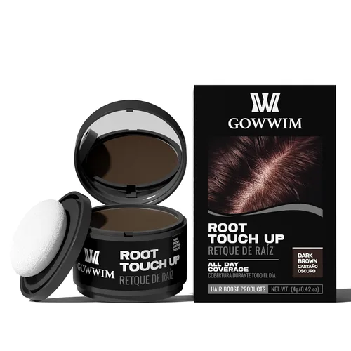 Vista 11 de Polvo para la línea del cabello (caoba) - Cubra instantáneamente las raíces de cabello canoso, sombra para el color del cabello, retoque