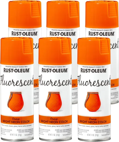 Vista 18 de Rust-Oleum 398583 Specialty - Pintura fluorescente en aerosol, 11 onzas, azul