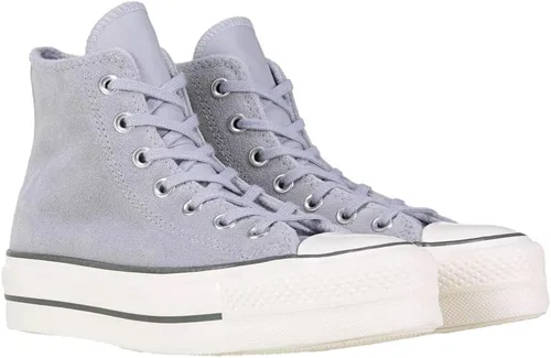 Vista 2 de Converse - Chuck Taylor All Star Tenis de mujer altos de plataforma con diseño de leopardo