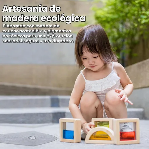 Vista 7 de Plan Toy Water Blocks Multicolor