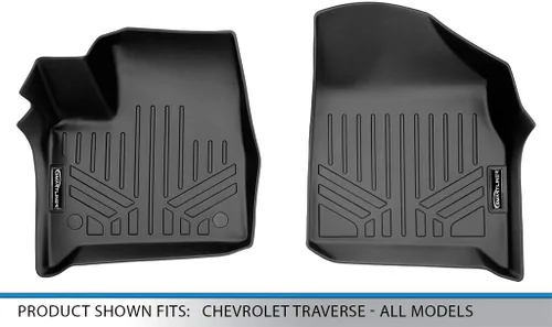 Vista 4 de MAXLINER - Juego de alfombrillas de primera fila de ajuste personalizado compatibles con Chevrolet Traverse 2018-2023