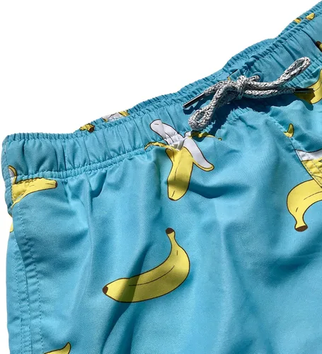 Vista 2 de Molokai - Trajes de baño para hombre, de secado rápido y cintura elástica con cordón.