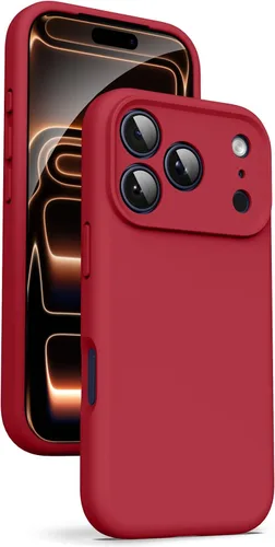 Vista 60 de Supdeal Funda de silicona líquida para iPhone Air - [Protección total para la cámara] [Forro de microfibra suave antiarañazos] Funda de teléfono