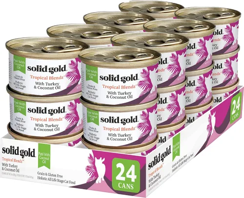 Vista 26 de Solid Gold Comida Húmeda Paté Sabor Festín - Paquete de Muestra de 3 Unidades - Comida enlatada para gatos hecha con pollo real - Sin granos