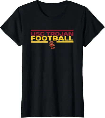 Vista 16 de Camiseta con licencia oficial de USC Trojans Football Tackle, Negro