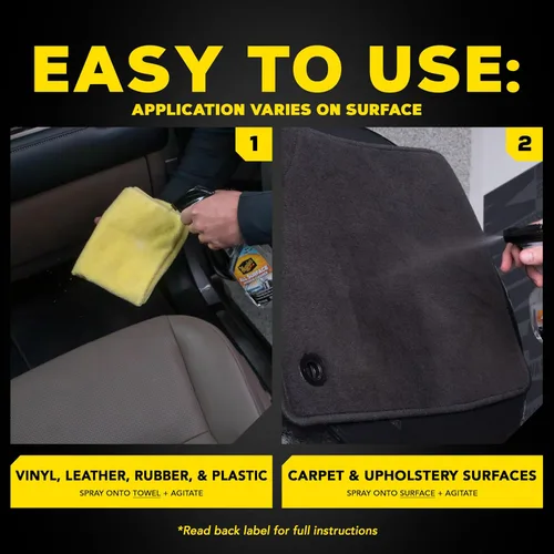 Vista 6 de Meguiar's Limpiador de interiores para todas las superficies: limpiador de interiores multiusos limpia rápida y segura todas tus superficies y deja