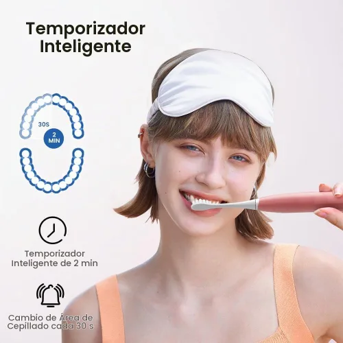 Vista 6 de Oclean Cepillo de dientes eléctrico para adultos, cepillo de dientes eléctrico con vida de batería de 150 días, cepillo de dientes sónico de viaje