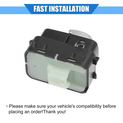 Vista 7 de Interruptor de control de ventana compatible con Mercedes-Benz Clase C W205 GLC Serie completa 2015-2020, plástico duradero negro