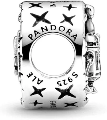 Vista 3 de PANDORA Star Wars C-3PO y R2-D2 Charm Metal Sin gemas