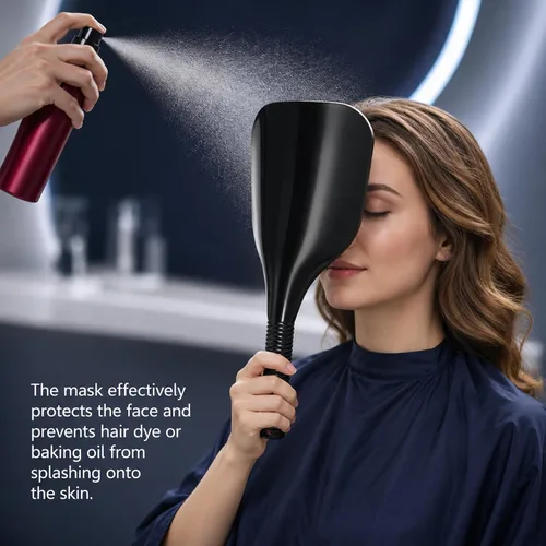Vista 4 de Face Shield for Hairspray Plastic Hairspray Face Shield Barber Salon