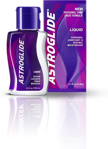 Vista 4 de Astroglide Lubricante personal e hidratante vaginal - 2.5 oz, paquete de 3