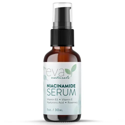 Vista 9 de Eva Naturals Paquete de suero Firm & Glow - Sueros de vitamina C, péptidos y niacinamida - Juego de suero facial antienvejecimiento para arrugas