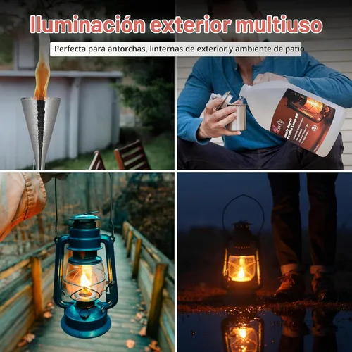 Vista 6 de Firefly Aceite para lámpara de parafina Wick Fed Devices, Up To 100 Hours, Indoor And Covered Outdoor Use, Alternative To Kerosene Fuel, Virtually