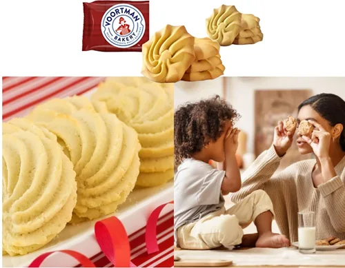 Vista 5 de Galletas de avena Galletas de mantequilla Chips de chocolate con brownie de dulce de azúcar Coco Molino de viento Galletas Voortman