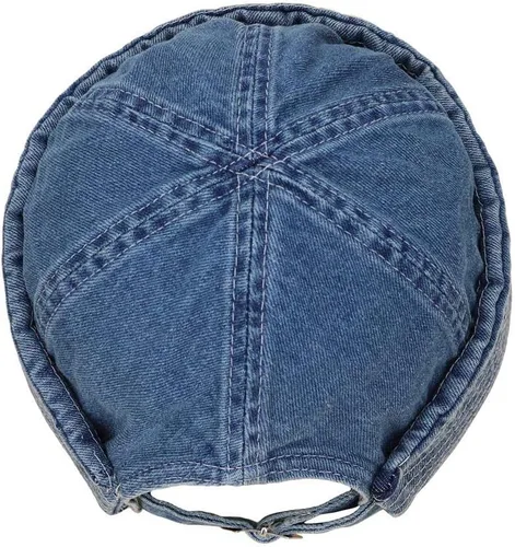 Vista 3 de jerague Gorros sin ala con hebilla de cuero ajustable Street Casual Docker Beanie Skull Caps