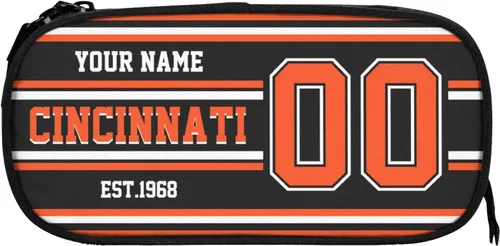 Vista 12 de Estuche de lápices personalizado Arizona con número de nombre, caja de lápices personalizada estilo fútbol, estuche de bolígrafo personalizado