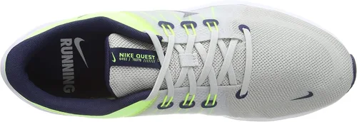 Vista 5 de Nike Plataforma Quest 4 para hombre Negro Blanco