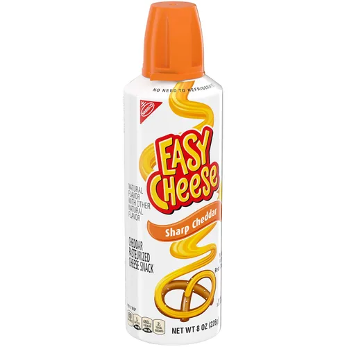 Vista 12 de Easy Cheese Aperitivo de queso cheddar afilado, 8 onzas