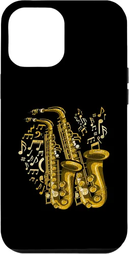 Vista 10 de Funda para iPhone 12 mini músico, saxofonista y saxofonista de jazz