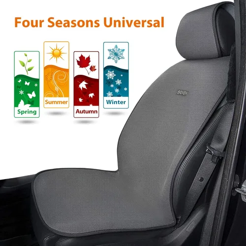 Vista 5 de Sojoy IsoTowel Funda para Asiento Delantero de Automóvil - Protector de Asiento de Automóvil de Microfibra Absorbe Sudor - Secado Rápido