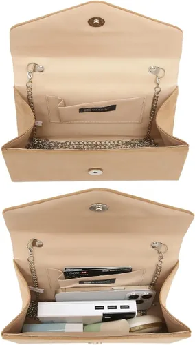 Vista 21 de Dasein Bolso de noche para mujer, embragues de fiesta, bolsos de boda, cóctel, baile de graduación, bolsos con purpurina esmerilada