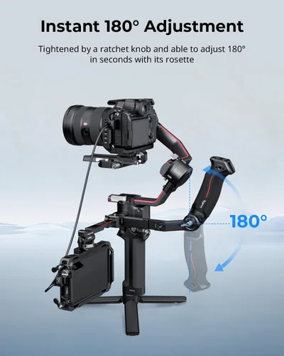 Vista 7 de SmallRig Mango Eslinga Empuñadura de Cardán para DJI RS 2 / RSC 2 / RS 3 / RS 3 Pro/RS 3 Mini/RS 4 / RS 4 Pro/RS 4 Mini, Empuñadura Ajustable