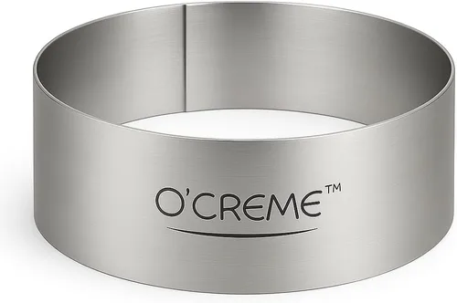 Vista 22 de O'Creme Anillo para Pastel de Acero Inoxidable Resistente Redondo Molde de Anillo para Pastel Mousse para Hornear, Decoración de Pasteles de Postre