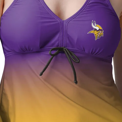 Vista 533 de FOCO Women's NFL Team Logo Ladies Bathing Swim Wear Suit