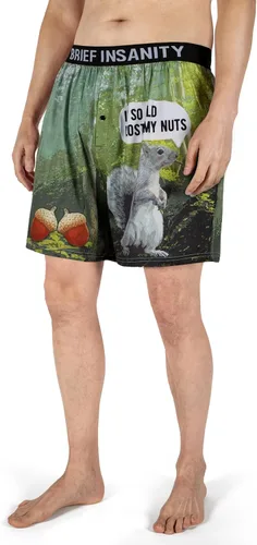 Vista 36 de BRIEF INSANITY Funny & Comfy Boxer Shorts and Pajama Pants for Men & Women Novelty Graphic Underwear & Loungewear