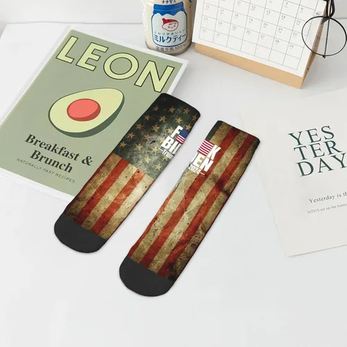 Vista 8 de GDJF Fuck Biden-Trump 2024 Ankle Socks Winter Low Cut Sports Warm Breathable Comfort Casual Socks For Mens And Womens