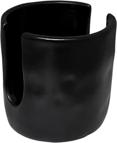 Vista 2 de Mud Pie Soporte para esponja bistró para platos de cocina, color negro