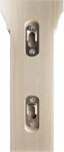 Vista 4 de Ekena Millwork Gomez - Soporte de madera, BKTW02X04X06GORW Madera de caucho.