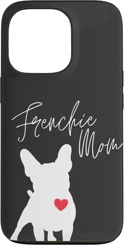 Vista 10 de Frenchie Mom French Bulldog Black Case for iPhone 17