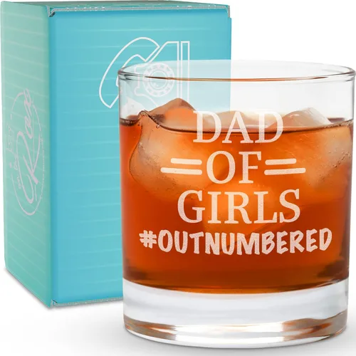 Vista 12 de Regalos de whisky para papá, vaso de whisky grabado "Awesome Like My Daugther" de 11 onzas, regalos del día del padre, regalos de cumpleaños